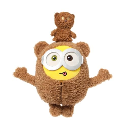 MINISO 11" Bob+Tim Costume Minions Plush Toy for Kids Boys Girls  
MINISO Cute Sleeping Bedding Stuffed Animals Kawaii P