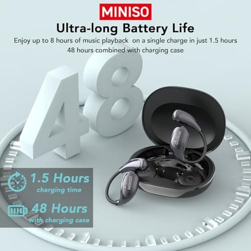 MINISO AI Language Translator Earbuds Real Time OWS Support 134 Languages & Accents
MINISO AI Language Translator Earbud