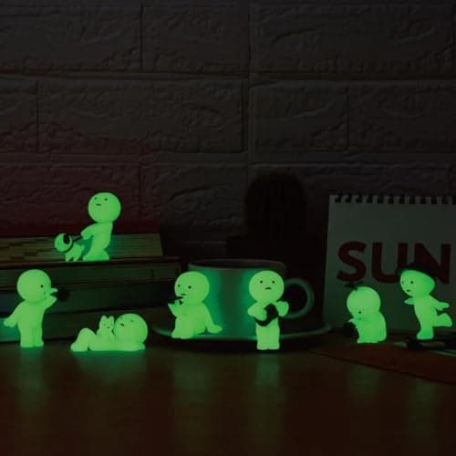 Glow in The Dark Sunday Series Figure, Random Style 1 Pack Assorted Blind Box