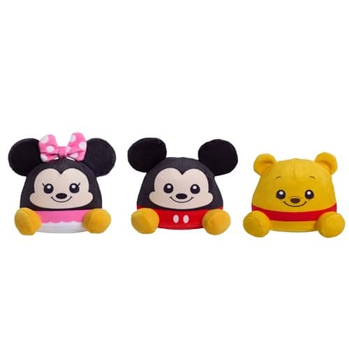 Disney Classics Winnie The Pooh Weighted Plush for Kids, Ages 3 Up, Stress Relief Toy, 4-inch Stuffed Animal by Just Pla