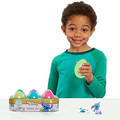 Disney Stitch Surprise Eggs Officially Licensed Kids Toys for Ages 3 Up Easter Basket