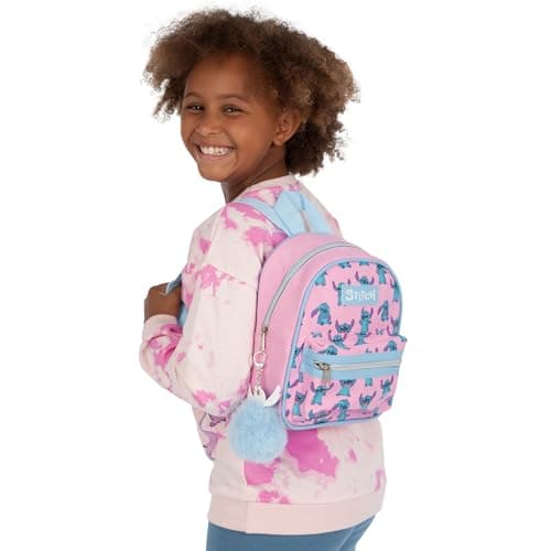 Disney Stitch Mini Backpack | Girls Small Rucksack | Pink  
Disney Stitch Mini Backpack | Girls Mini Backpack | Pink  
D
