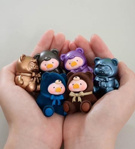Lulu The Piggy Bear Mini Bean Blind Box Figures for Kids Festive Birthday Gifts