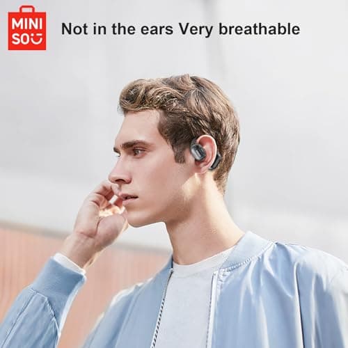 MINISO Real Time 135 Languages AI Translator Earbuds for Travel Fit iOS & Android