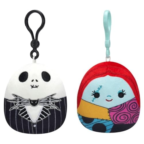 Squishmallows Original Disney Stitch and Pineapple Stitch |5in Clip 2-Pack for Kids – Official Jazwares Plush  
Squishma
