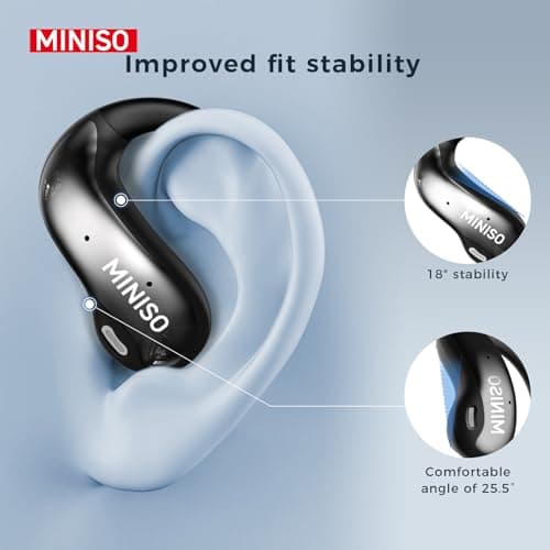 MINISO MS188 Ai Language Translator Earbuds, Real Time Translator Earbuds, for Travelers & Business Professionals, Suita