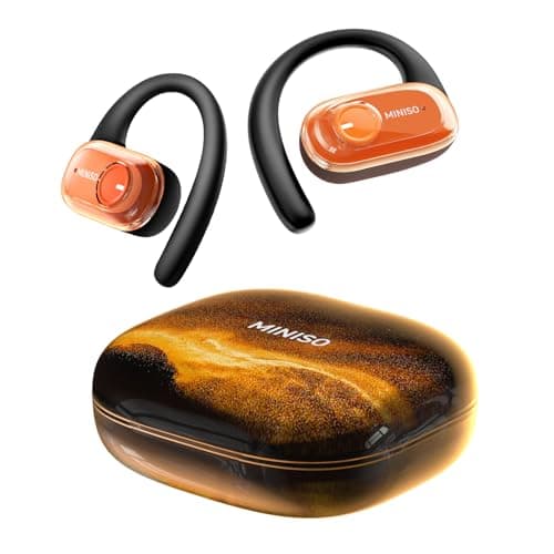 MINISO True Wireless Bluetooth 5.4 Earbuds for Sports & Daily Use, IPX5 Waterproof, 40H Playtime, Ultra-Comfort Adjustab