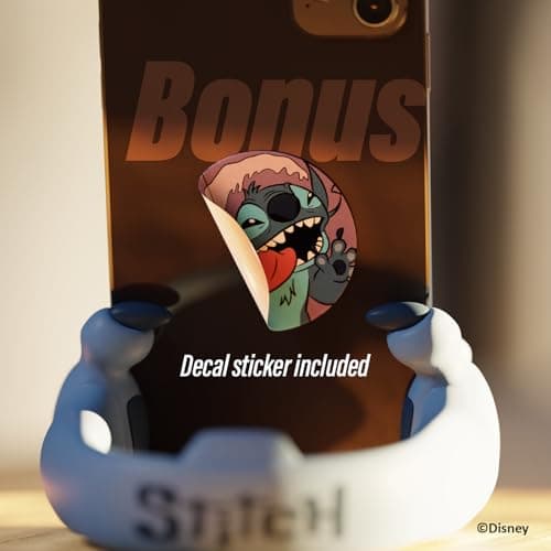 iJoy Disney Stitch Hands Phone Stand for Desk - Home/Office Phone Holder Stand for Girls, Boys and Lilo and Stitch Fans