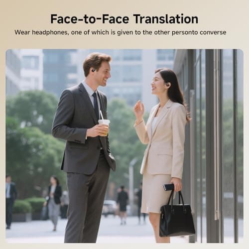 MINISO X15 PRO Translation Earbuds Real Time Open Ear Bluetooth 5.4 Translator Earbuds Support 135 Languages AI Headphon