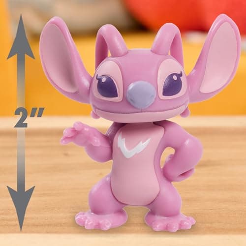 Just Play Disney Stitch Collectible Figure Set for Kids Ages 3+, Home Decoration, 11-Piece 2-inch Figurines Set with Acc