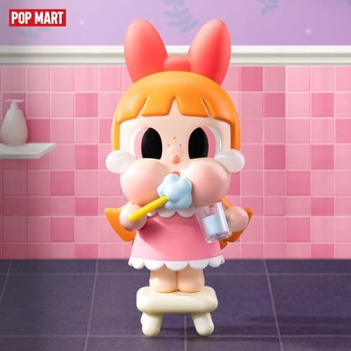 POP MART Crybaby x Powerpuff Girls Series Figures, Crybaby Blind Box Figures Collectible Toys for Girls and Boys Home De