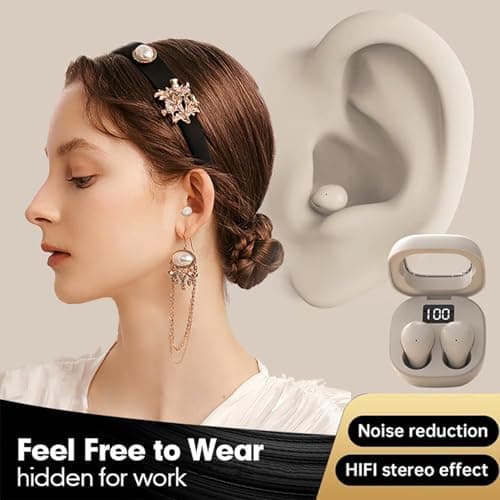 Smallest Low Profile Micro Tiny Discreet Hidden Earbuds for Work and Sleep
| IPX5 Waterproof Wireless Bluetooth Ear Bud