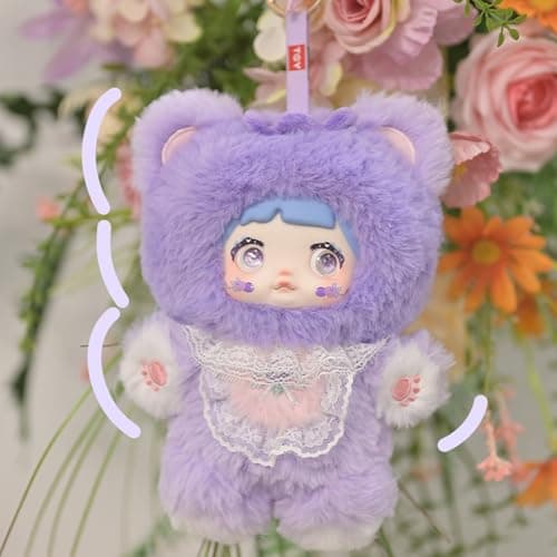 Nommi Interesting Fruits Series Plush Blind Box Toy for Kids Collectible Cute Figures 1PC (1 of 7 Possible Styles) Happy