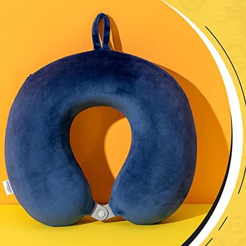 MINISO Minions Travel Neck Pillow with Eye Mask