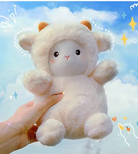 Little Sheep Plushie Lamb Stuffed Animal for Kids
| 10inch White Plush Toy Birthday Gift
| Little Sheep Plush Lamb for
