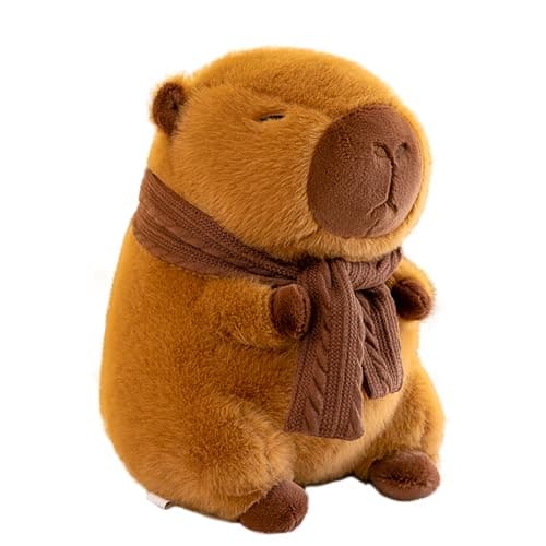 TXDRRA Cute Capybara Plush Toy for Boys and Girls, Soft Brown Plushie Gifts