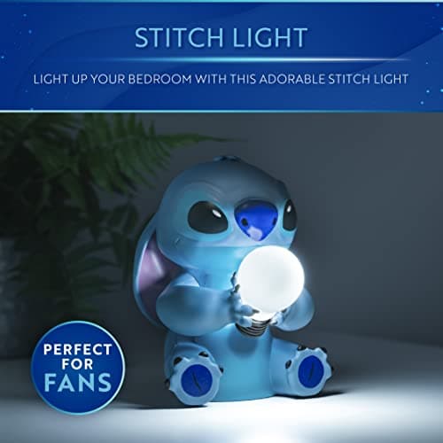 Officially Licensed Lilo and Stitch Lamp - Paladone Stitch Light Bedside Table Decor
| Paladone Stitch Light - Official