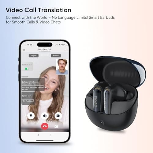 134 Language Translator Earbuds for Real Time Translation Travel Meeting Learning
| Bluetooth 5.4 ANC & ENC Real Time 1