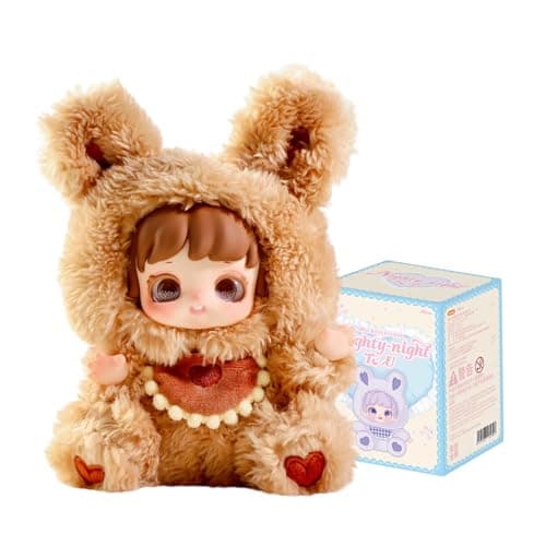 CALEMBOU Plush Blind Box for Kids, Cute Miana Nighty-Night to U Series Stuffed Doll, Kawaii Mystery Toys Collectible for