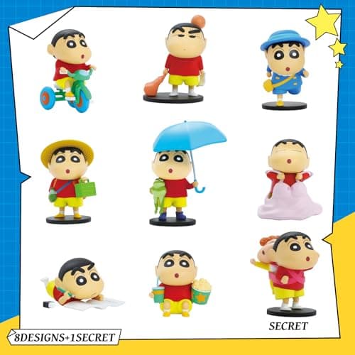 Crayon Shinchan Daily Life Series 3 1PC Action Figure Collectible Toy Birthday Gift for Kids Room Decor Desktop Decorati