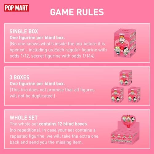 POP MART Crybaby x Powerpuff Girls Series Figures, Crybaby Blind Box Figures Collectible Toys for Girls and Boys Home De