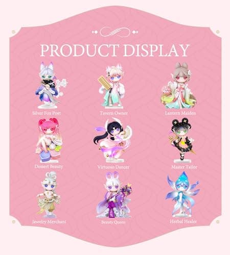 Rolife Blind Box Action Figure Toys-Suri Fairy Town - Cute Kawaii Mini Dolls |7" Collectables for Girls Boys Halloween B