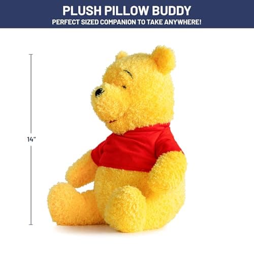 Jay Franco Disney Plush Pillow Buddy - Soft Stuffed Pillow for Kids and Adults, Bed and Travel, Snuggly Comfort, 14 Inch