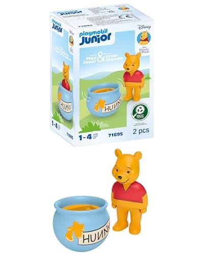 Playmobil Junior Winnie The Pooh Disney Counter Balance Honey Pot for Kids Construction Play 16001 Hot Trend Toy