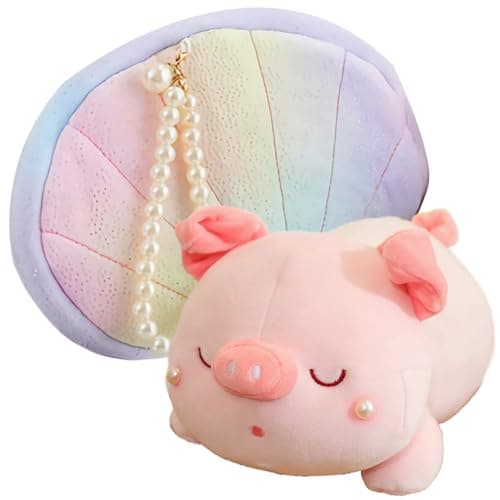 Kawaii Soft Pig Plush Pillow - Adorable Cuddle Toy for Kids and Adults (Squint, 15.7in)  
Kawaii Soft Pig Hugging Pillow