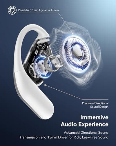 EUQQ AI Language Translation Earbuds, 144 Languages & Accents Bluetooth 5.4 Headphones for Travel Business Learning, Sil