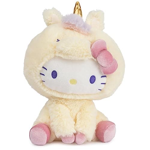GUND Sanrio Pochacco White Red Puppy Stuffed Animal for Kids and Adults 6" Novelty Plush Toy