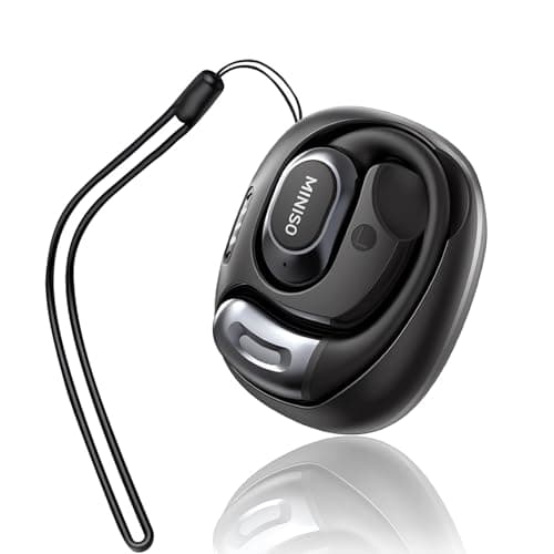 MINISO MS156 Al Translation Earbuds for Travel Business Learning, Black with 135 Languages & Accents Support