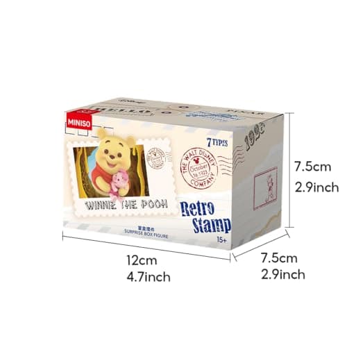 MINISO Disney Retro Stamp Collection Blind Box Toy for Collectors and Decor (Random One Figure)  
MINISO Disney Retro St