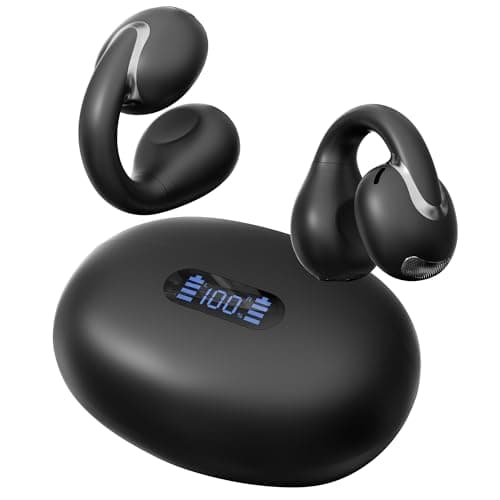 IAMJOY Real Time AI Language Translation Earbuds for Travelers and Business Professionals with Open Ear Clip-On Design,