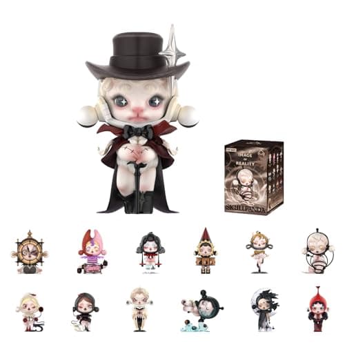 POP MART SKULLPANDA Image of Reality Series Blind Box Figures, Collectible Toys for Girls and Boys, Home Decorations and