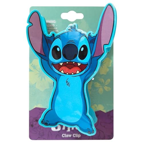 LUV HER Premium Butterfly Disney Stitch Character Large Hair Clip - Cute Hair Accessory for Toddlers - Perfect Birthday