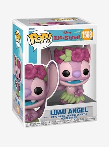 Funko Pop Disney Lilo and Stitch Luau Angel Collectible Vinyl Figure for Kids and Adults