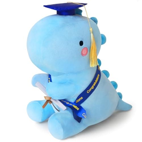 SQEQE Dinosaur Stuffed Animal for Her Boys Girls Girlfriend, Valentine Day Sweet Romantic Anniversary Birthday Gift(Pink
