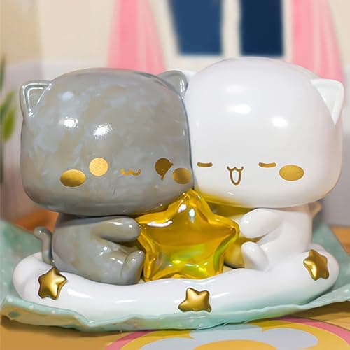 BEEMAI Mitao Cat Love Is Like A Peach Series Collectible Toys For Cat Lover Gift Baskets
| BEEMAI Mitao Cat Love Is Lik