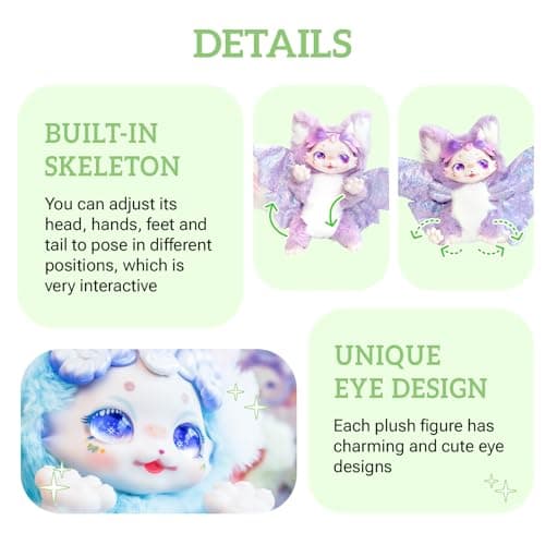 Dumia Forest Series Plush Blind Box Figures, Cute Vinyl Kawaii Dolls for Birthday Gift
| Dumia Forest Kawaii Blind Box