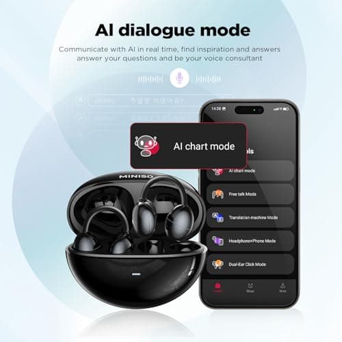 MINISO MS192 AI Translation Earbuds Real Time for Business, MINISO MS192 AI Translation Earbuds Real Time for Learning,