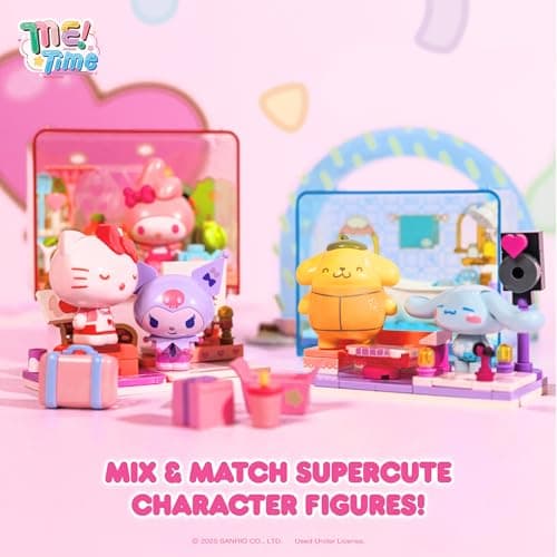 Hamee Sanrio Hello Kitty and Friends Building Blocks Blind Box - Cute Me Time Gift for Adults and Kids
| Hamee Sanrio H