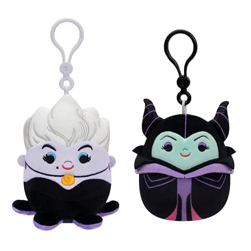 Squishmallows Original Disney Stitch and Pineapple Stitch |5in Clip 2-Pack for Kids – Official Jazwares Plush  
Squishma