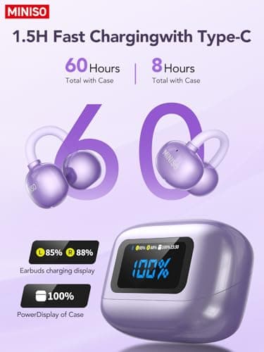 MINISO AI Translation Earbuds Ideal for Travel Business
MINISO AI Translation Earbuds with 150 Languages
MINISO 3-in-1 L