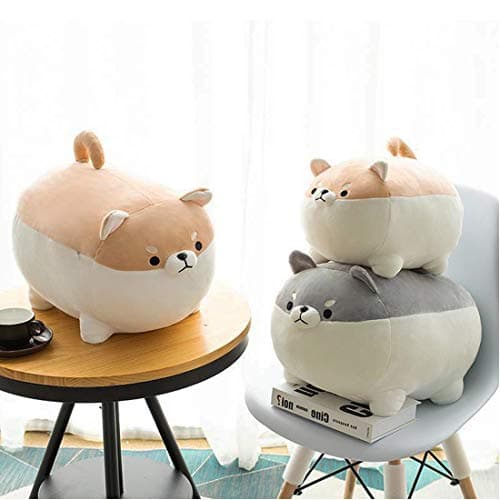 EHOTONG Shiba Inu Dog Plush Pillow for Kids (Brown, 11.8in)  
EHOTONG Corgi Stuffed Animal Plush Toy Gift for Boys and G