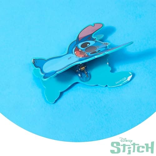 LUV HER Premium Butterfly Disney Stitch Character Large Hair Clip - Cute Hair Accessory for Toddlers - Perfect Birthday