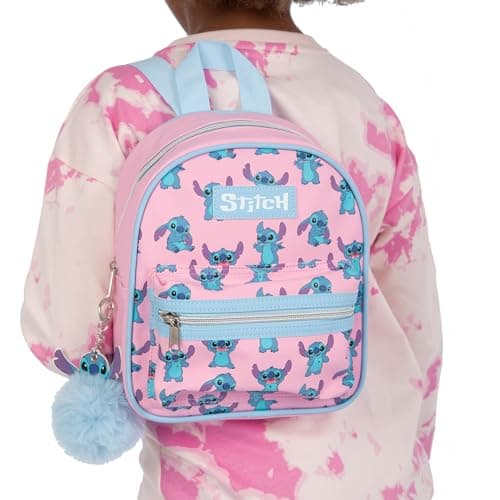 Disney Stitch Mini Backpack | Girls Small Rucksack | Pink  
Disney Stitch Mini Backpack | Girls Mini Backpack | Pink  
D