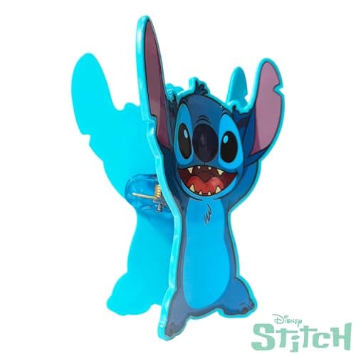 LUV HER Premium Butterfly Disney Stitch Character Large Hair Clip - Cute Hair Accessory for Toddlers - Perfect Birthday