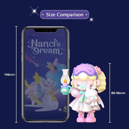 Rowood Blind Box Random Action Figure - Birthday Nanci's Dream Series Collectible Toy Kawaii Single Doll Model Kits for
