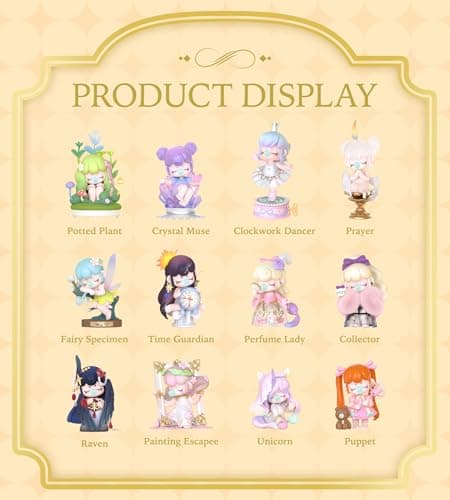 Rolife Nanci Fantasy Museum Action Figure Toys - Cute Kawaii Mini Dolls for Girls & Boys, |5" Collectible Figurines Birt